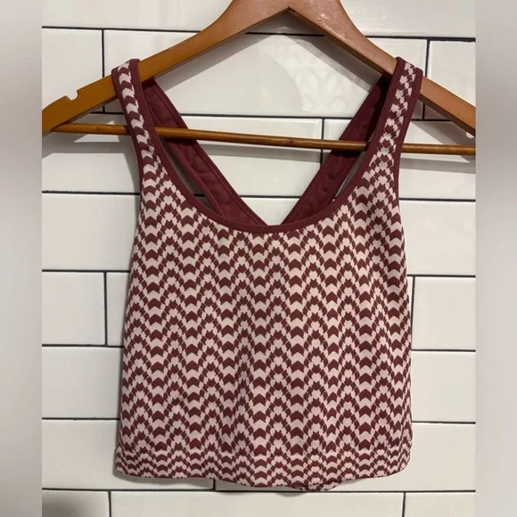 SPIRITUAL GANGSTER ATHENA JACQUARD SEAMLESS CROP TANK & LEGGINGS 2pc Set - Picture 12 of 15